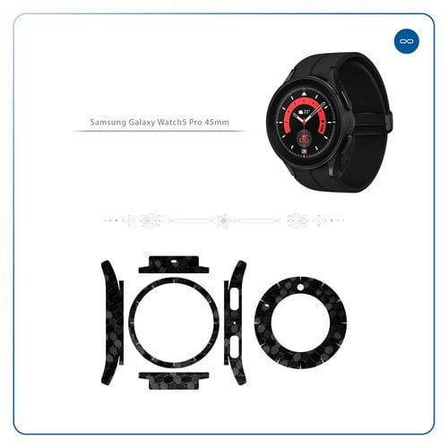 Samsung_Watch5 Pro 45mm_Honey_Comb_Circle_2
